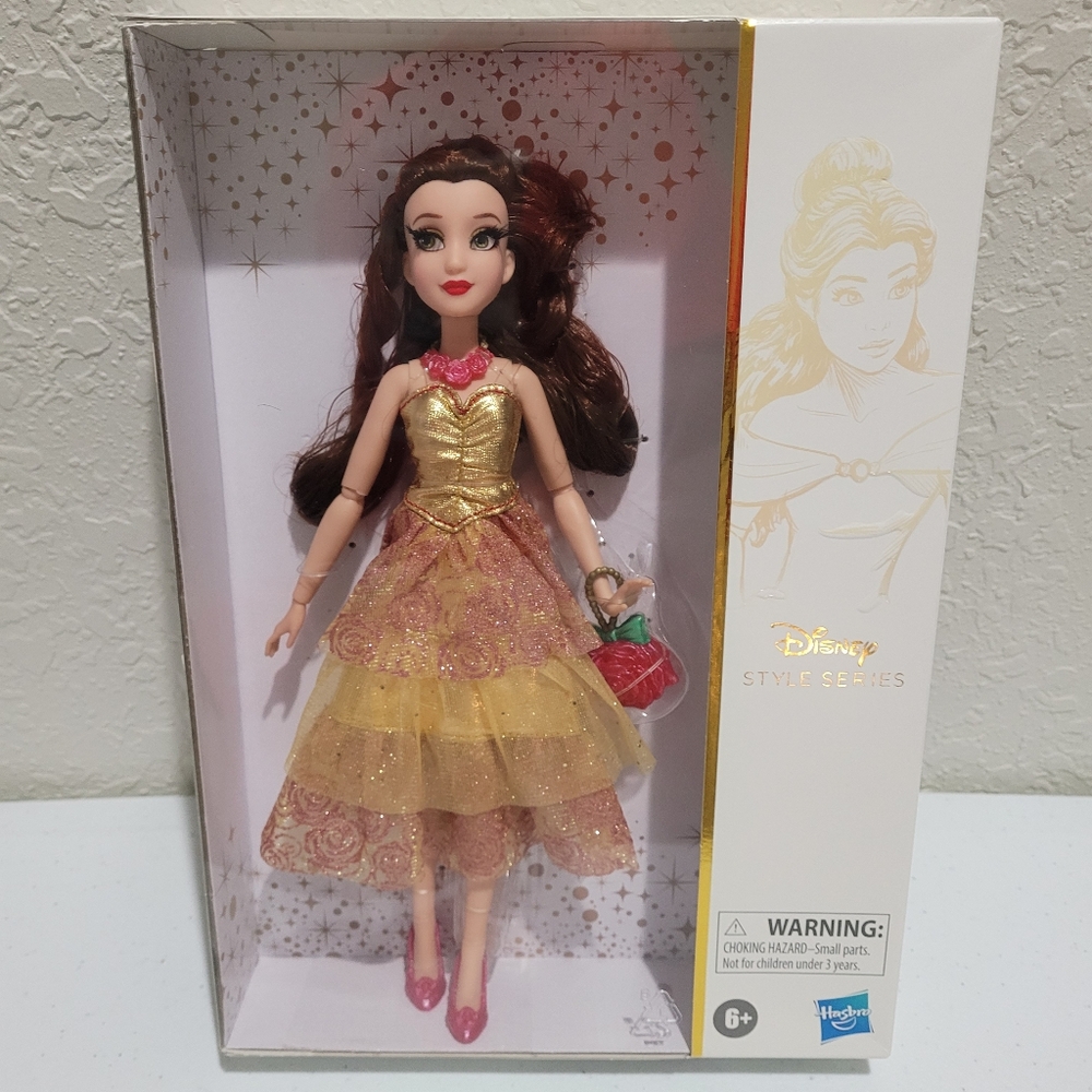 Disney Style Series Belle Doll - Gold and Pink